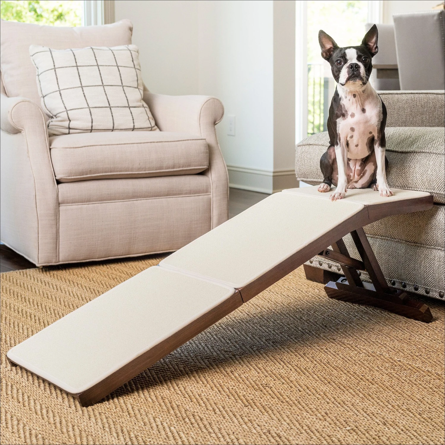 PetSafe CozyUp Foldable Wooden Cat & Dog Ramp 3 PetSafe CozyUp Foldable Wooden Cat & Dog Ramp