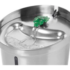 Frisco Stainless Steel Cactus & Leaf Dog & Cat Fountain -Pet Dog Supply Store 355814 PT2. AC SS1800 V1665174837