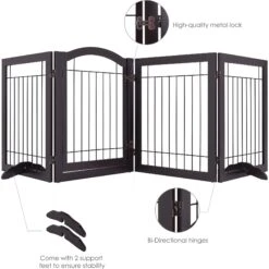 Spirich Extra Wide Freestanding Wire Dog Gate -Pet Dog Supply Store 356181 PT4. AC SS1800 V1641605558