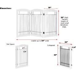 Spirich Freestanding Foldable Wire Dog Gate 14 Spirich Freestanding Foldable Wire Dog Gate -Pet Dog Supply Store 356184 PT3. AC SS1800 V1641608209