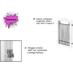Spirich Freestanding Foldable Wire Dog Gate 15 Spirich Freestanding Foldable Wire Dog Gate -Pet Dog Supply Store 356184 PT4. AC SS1800 V1641619634