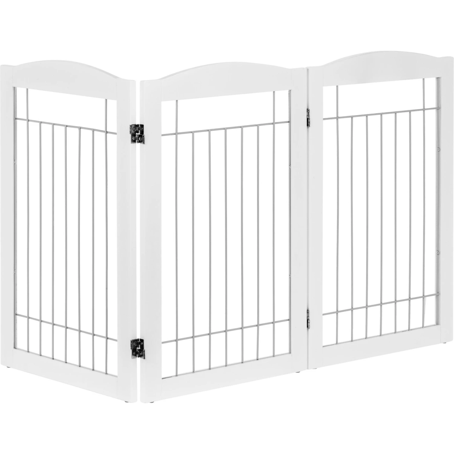 Spirich Freestanding Foldable Wire Dog Gate 10 Spirich Freestanding Foldable Wire Dog Gate - Image 8