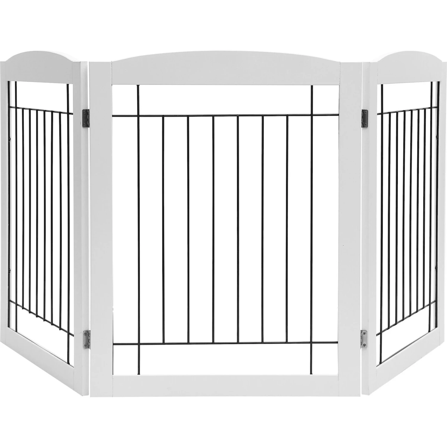 Pawland Freestanding Foldable Wire Dog Gate 7 Pawland Freestanding Foldable Wire Dog Gate - Image 5