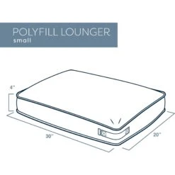 Bark And Slumber Lounger Pillow Dog Bed With Removable Cover -Pet Dog Supply Store 356888 PT4. AC SS1800 V1665439109