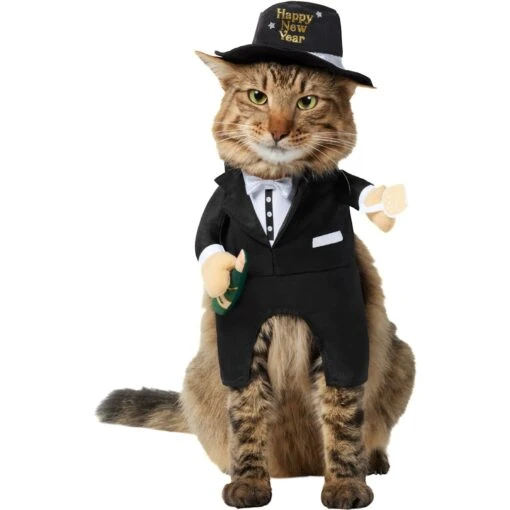 Frisco Front Walking New Years Tuxedo Dog & Cat Costume -Pet Dog Supply Store 358028 MAIN. AC SS1800 V1660766150