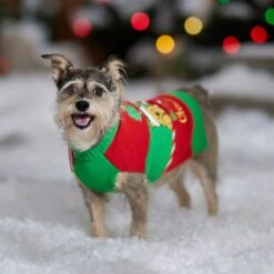 Disney Winnie The Pooh Patchwork Dog & Cat Sweater -Pet Dog Supply Store 358387 PT7. AC SS1800 V1661830438