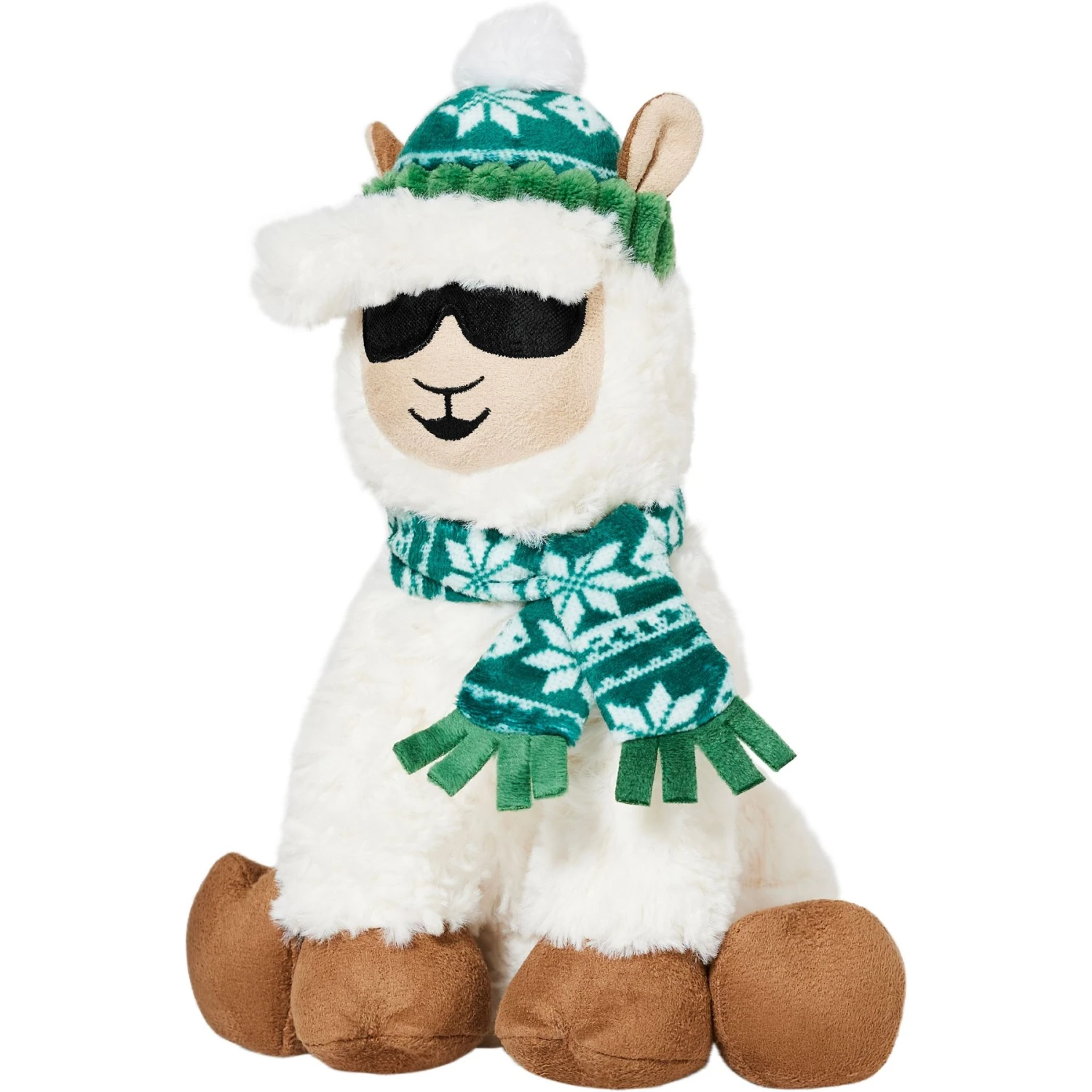 Frisco Holiday Fa La La Llama Plush Squeaky Dog Toy 3 Frisco Holiday Fa La La Llama Plush Squeaky Dog Toy