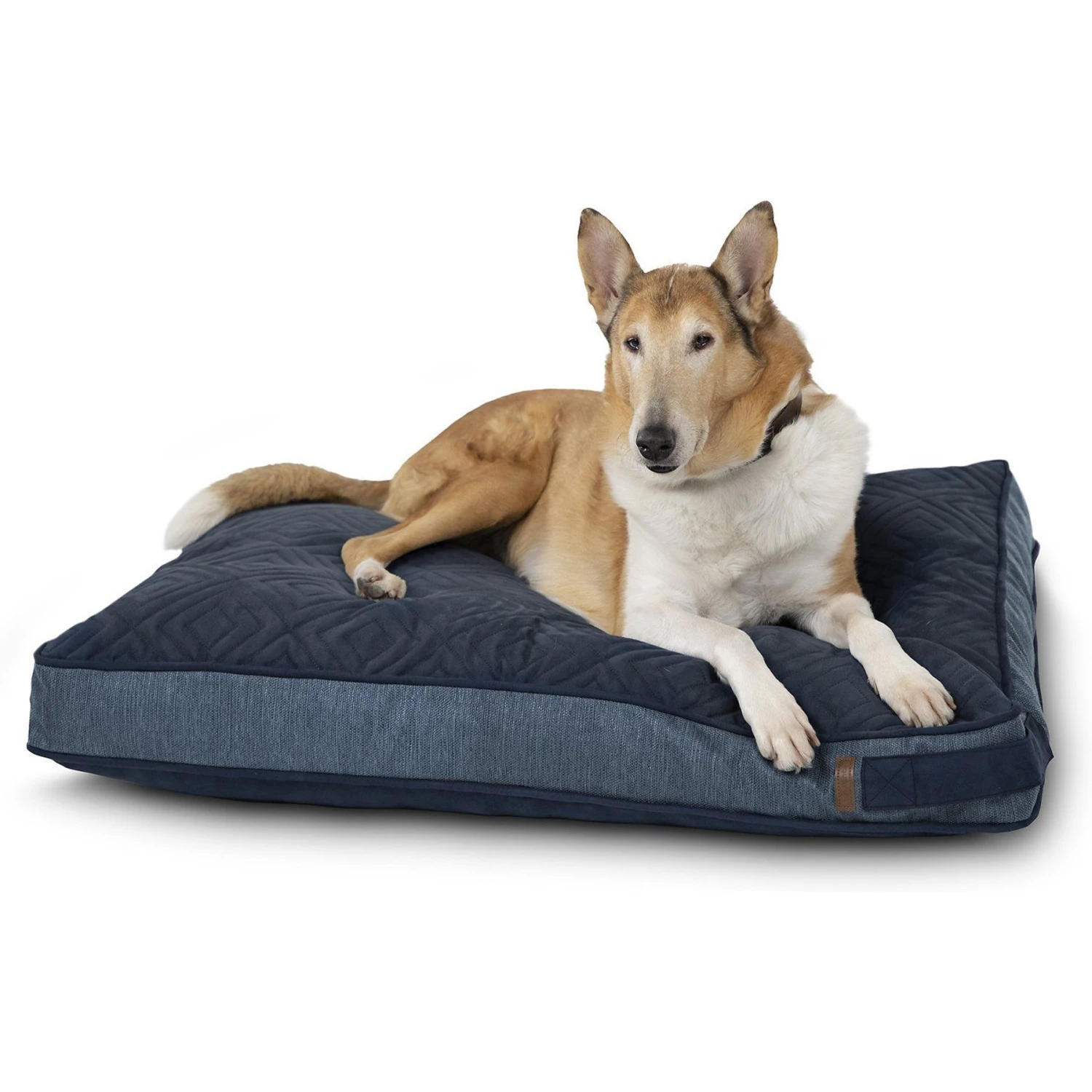 Bark And Slumber Rectangular Lounger Pillow Dog Bed With Removable Cover 4 Bark And Slumber Rectangular Lounger Pillow Dog Bed With Removable Cover - Image 2
