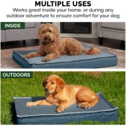FurHaven Quilt Top Orthopedic Convertible Indoor/Outdoor Cat & Dog Bed -Pet Dog Supply Store 362112 PT2. AC SS1800 V1645660621