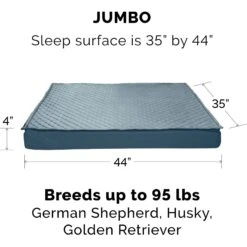 FurHaven Quilt Top Orthopedic Convertible Indoor/Outdoor Cat & Dog Bed -Pet Dog Supply Store 362112 PT7. AC SS1800 V1645659701