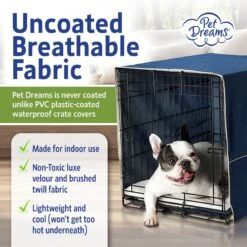 Pet Dreams Double Door Dog Crate Cover -Pet Dog Supply Store 362682 PT2. AC SS1800 V1684874996