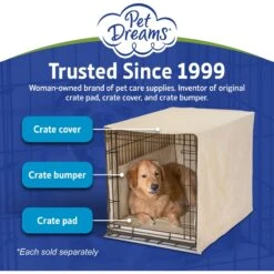 Pet Dreams Double Door Dog Crate Cover -Pet Dog Supply Store 362682 PT6. AC SS1800 V1684885605