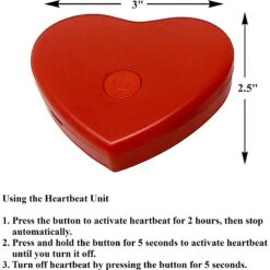 Pet Fit For Life Calming Dog Heartbeat Unit, Red, Small 9 Pet Fit For Life Calming Dog Heartbeat Unit, Red, Small -Pet Dog Supply Store 363335 PT2. AC SS1800 V1642775793