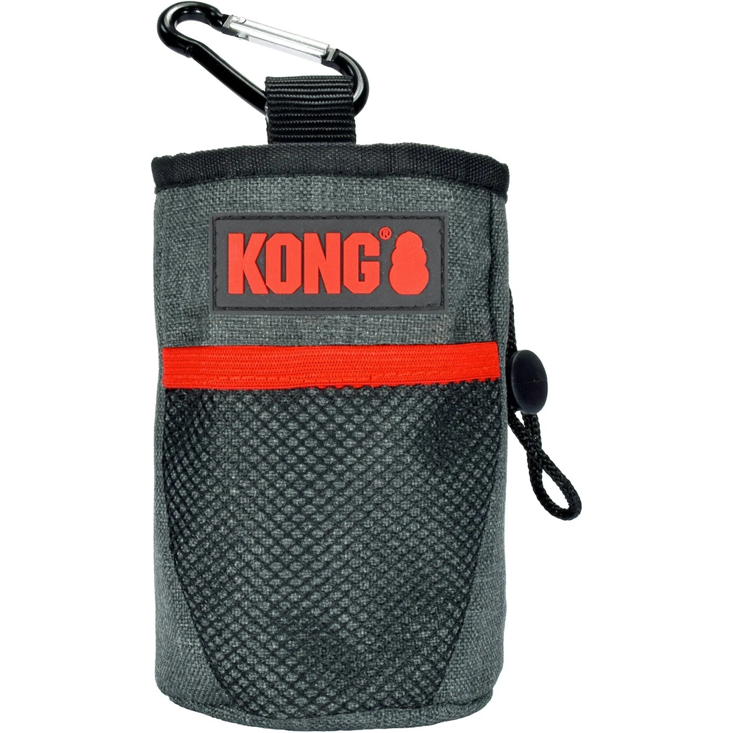 KONG Dog Treat Bag, Red & Black, Small 3 KONG Dog Treat Bag, Red & Black, Small