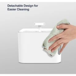 Petdiary Automatic Cat Water Fountain, White, Medium -Pet Dog Supply Store 364529 PT5. AC SS1800 V1646695384