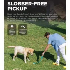 Outward Hound Launch A Ball Tennis Dog Toy -Pet Dog Supply Store 368206 PT2. AC SS1800 V1644525478