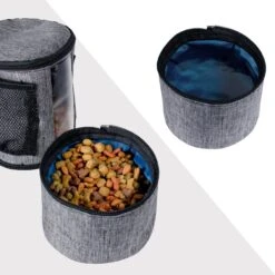 Pet Parade Pooch Pal Dog Feeder, Gray -Pet Dog Supply Store 369419 PT1. AC SS1800 V1648486348