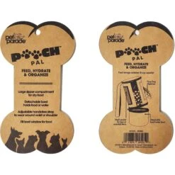 Pet Parade Pooch Pal Dog Feeder, Gray -Pet Dog Supply Store 369419 PT8. AC SS1800 V1648503998