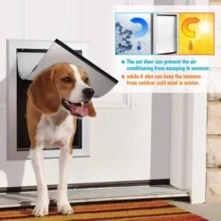 Ownpets Weatherproof Aluminum Dog Door 12 Ownpets Weatherproof Aluminum Dog Door -Pet Dog Supply Store 370243 PT3. AC SS1800 V1646076089