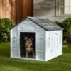 Frisco Deluxe Plastic Outdoor Dog House 2 Frisco Deluxe Plastic Outdoor Dog House -Pet Dog Supply Store 370357 MAIN. AC SS1800 V1660701208