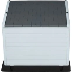 Frisco Plastic Outdoor Dog House With Elevated Platform -Pet Dog Supply Store 370363 PT3. AC SS1800 V1659994338