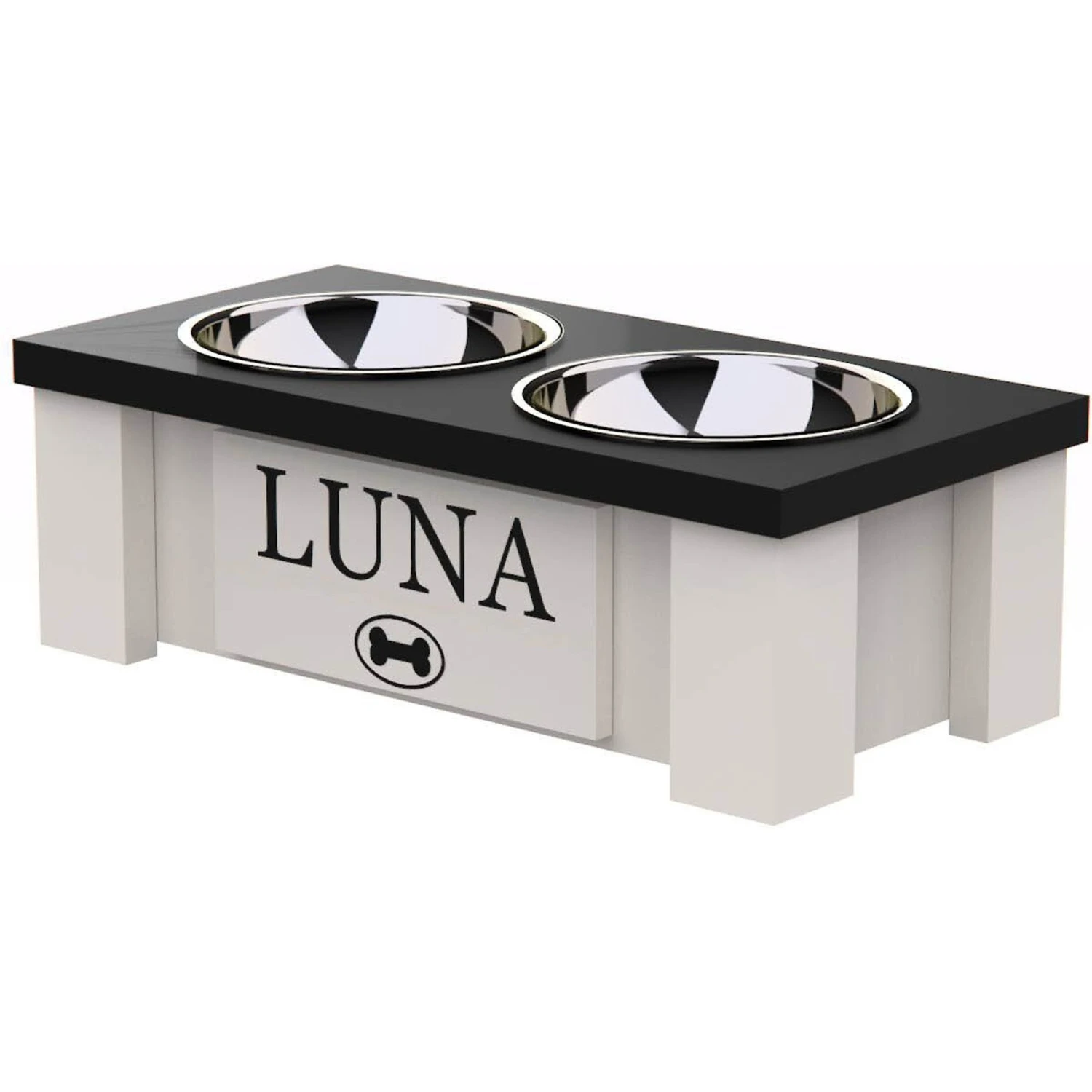 GrooveThis Woodshop Personalized Elevated Dog Feeder Station With Internal Storage 4 GrooveThis Woodshop Personalized Elevated Dog Feeder Station With Internal Storage - Image 2