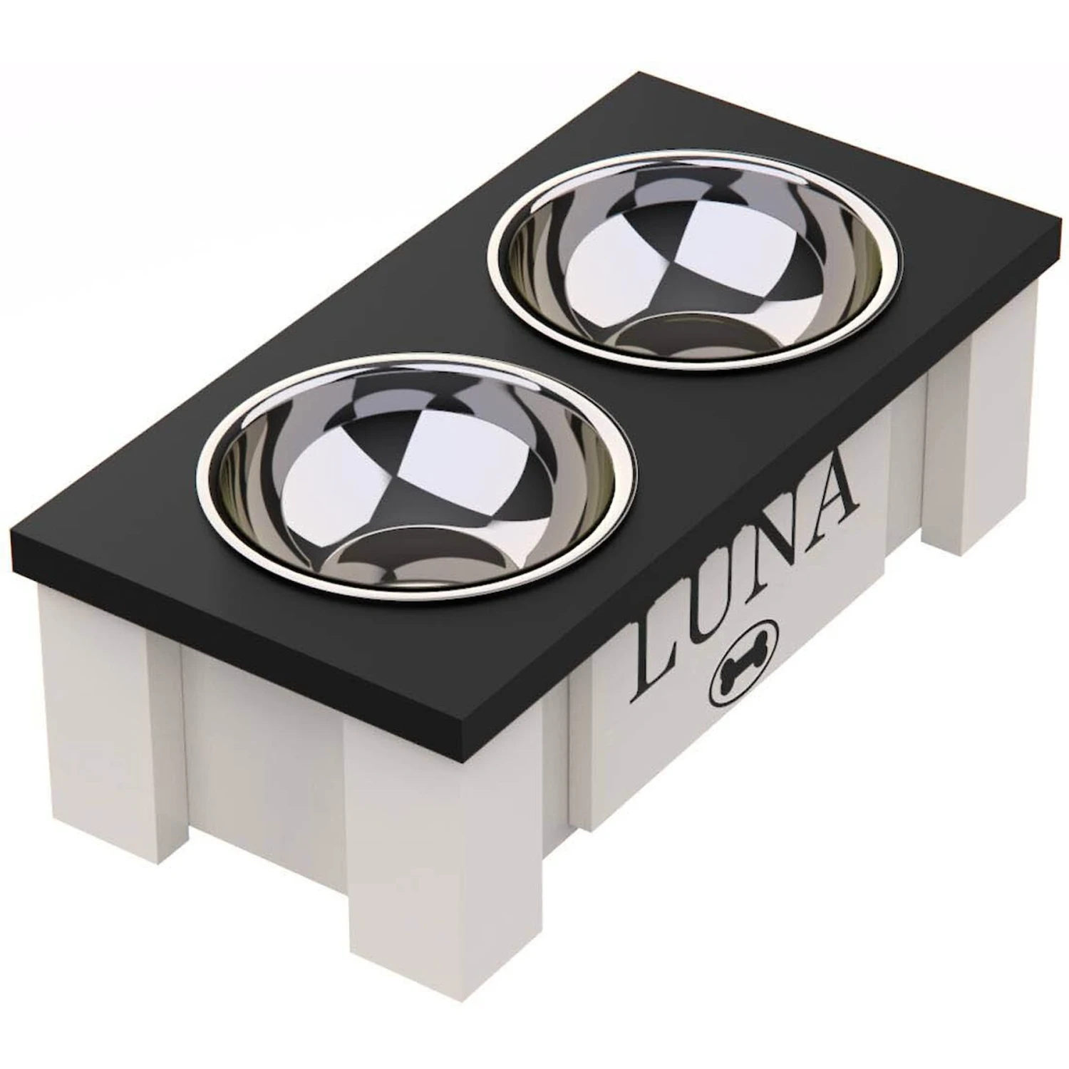 GrooveThis Woodshop Personalized Elevated Dog Feeder Station With Internal Storage 5 GrooveThis Woodshop Personalized Elevated Dog Feeder Station With Internal Storage - Image 3