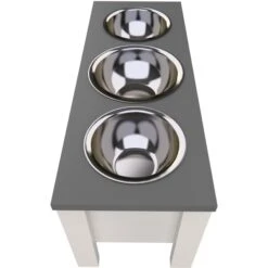 GrooveThis Woodshop Personalized 3 Bowl Elevated Dog Feeder Station With Internal Storage 9 GrooveThis Woodshop Personalized 3 Bowl Elevated Dog Feeder Station With Internal Storage -Pet Dog Supply Store 510462 PT3. AC SS1800 V1657657789