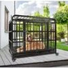 SMONTER Heavy Duty Metal Indoor & Outdoor Medium & Large Breed Dog Crate, Dark Silver 1 SMONTER Heavy Duty Metal Indoor & Outdoor Medium & Large Breed Dog Crate, Dark Silver -Pet Dog Supply Store 517246 MAIN. AC SS1800 V1657658362