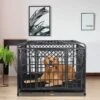 SMONTER Heavy Duty Double Lock Metal Large Breed Dog Crate, Dark Silver -Pet Dog Supply Store 517278 MAIN. AC SS1800 V1650397298
