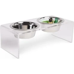 GF Pet Acrylic Cat & Dog Feeder -Pet Dog Supply Store 531702 PT3. AC SS1800 V1652891563