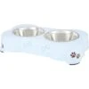 Loving Pets Dolce Double Diner Pet Dish, Murano -Pet Dog Supply Store 54522 MAIN. AC SS1800 V1545257703