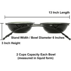 PetRageous Designs Buddy's Best Double Diner Elevated Dog & Cat Bowls 9 PetRageous Designs Buddy's Best Double Diner Elevated Dog & Cat Bowls -Pet Dog Supply Store 54957 PT3. AC SS1800 V1660339304