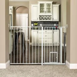 Carlson Pet Products Maxi Extra Tall Walk-Thru Dog Gate With Pet Door -Pet Dog Supply Store 58495 PT2. AC SS1800 V1569011577