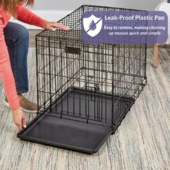MidWest ICrate Fold & Carry Single Door Collapsible Wire Dog Crate -Pet Dog Supply Store 60371 PT4. AC SS1800 V1647556992