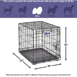 MidWest ICrate Fold & Carry Single Door Collapsible Wire Dog Crate -Pet Dog Supply Store 60371 PT7. AC SS1800 V1647552690
