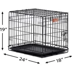 MidWest ICrate Fold & Carry Single Door Collapsible Wire Dog Crate -Pet Dog Supply Store 60371 PT8. AC SS1800 V1562168836