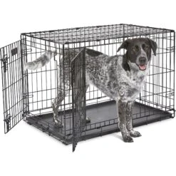 MidWest ICrate Fold & Carry Double Door Collapsible Wire Dog Crate 12 MidWest ICrate Fold & Carry Double Door Collapsible Wire Dog Crate -Pet Dog Supply Store 60384 PT1. AC SS1800 V1647555198