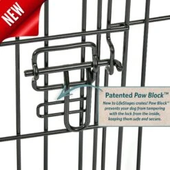MidWest LifeStages Single Door Collapsible Wire Dog Crate -Pet Dog Supply Store 60411 PT4. AC SS1800 V1647555384