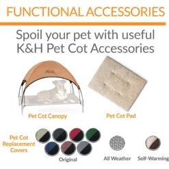 K&H Pet Products Original Pet Cot Replacement Dog Bed Cover -Pet Dog Supply Store 613830 PT4. AC SS1800 V1660233272