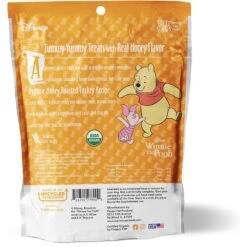 Disney Table Scraps Winnie The Pooh Organic Honey Roasted Turkey Recipe Dog Treats, 5-oz Bag & Disney Winnie The Pooh Orange Ceramic Dog & Cat Treat Jar -Pet Dog Supply Store 623486 PT2. AC SS1800 V1661896397