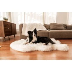 PawBrands PupRug Faux Fur Orthopedic Dog Bed