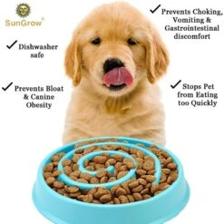 SunGrow Puzzle Cat, Dog & Small-Pet Maze Feeder & Water Bowl -Pet Dog Supply Store 629262 PT2. AC SS1800 V1675089225