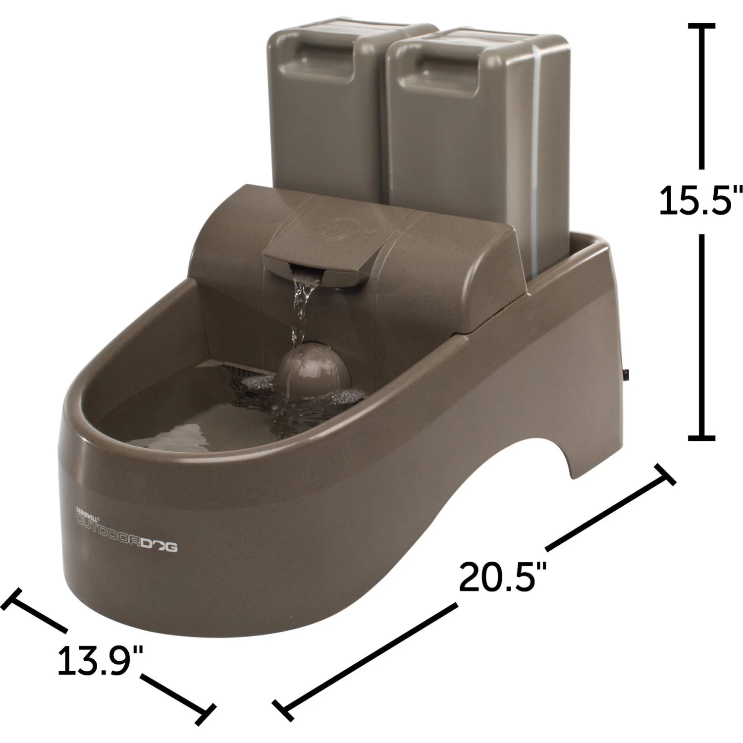 PetSafe Drinkwell Outdoor Plastic Dog & Cat Fountain 4 PetSafe Drinkwell Outdoor Plastic Dog & Cat Fountain - Image 2