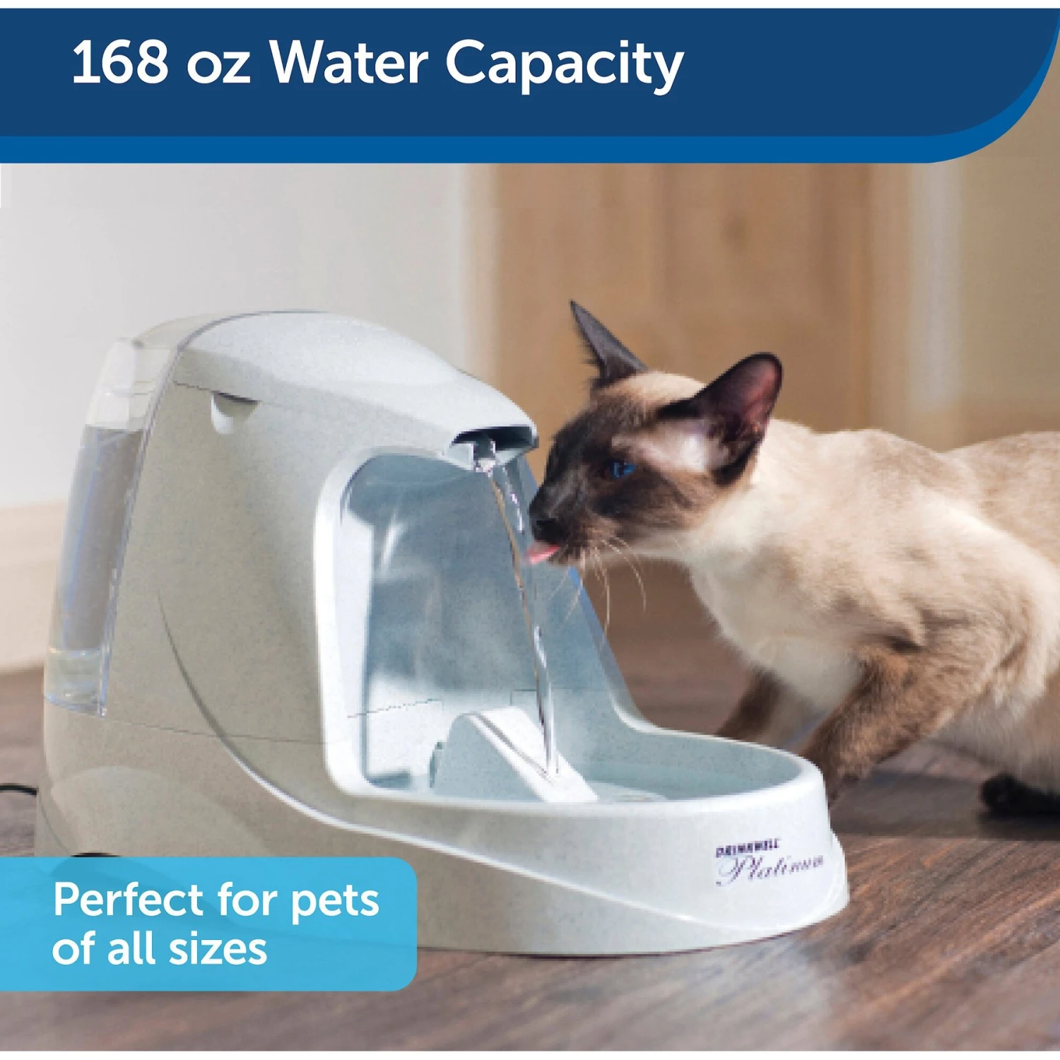 PetSafe Drinkwell Platinum Plastic Dog & Cat Fountain 4 PetSafe Drinkwell Platinum Plastic Dog & Cat Fountain - Image 2