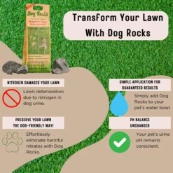 Dog Rocks Grass & Lawn Saver Dog Urine Burn Patch Protection -Pet Dog Supply Store 63233 PT4. AC SS1800 V1679931129