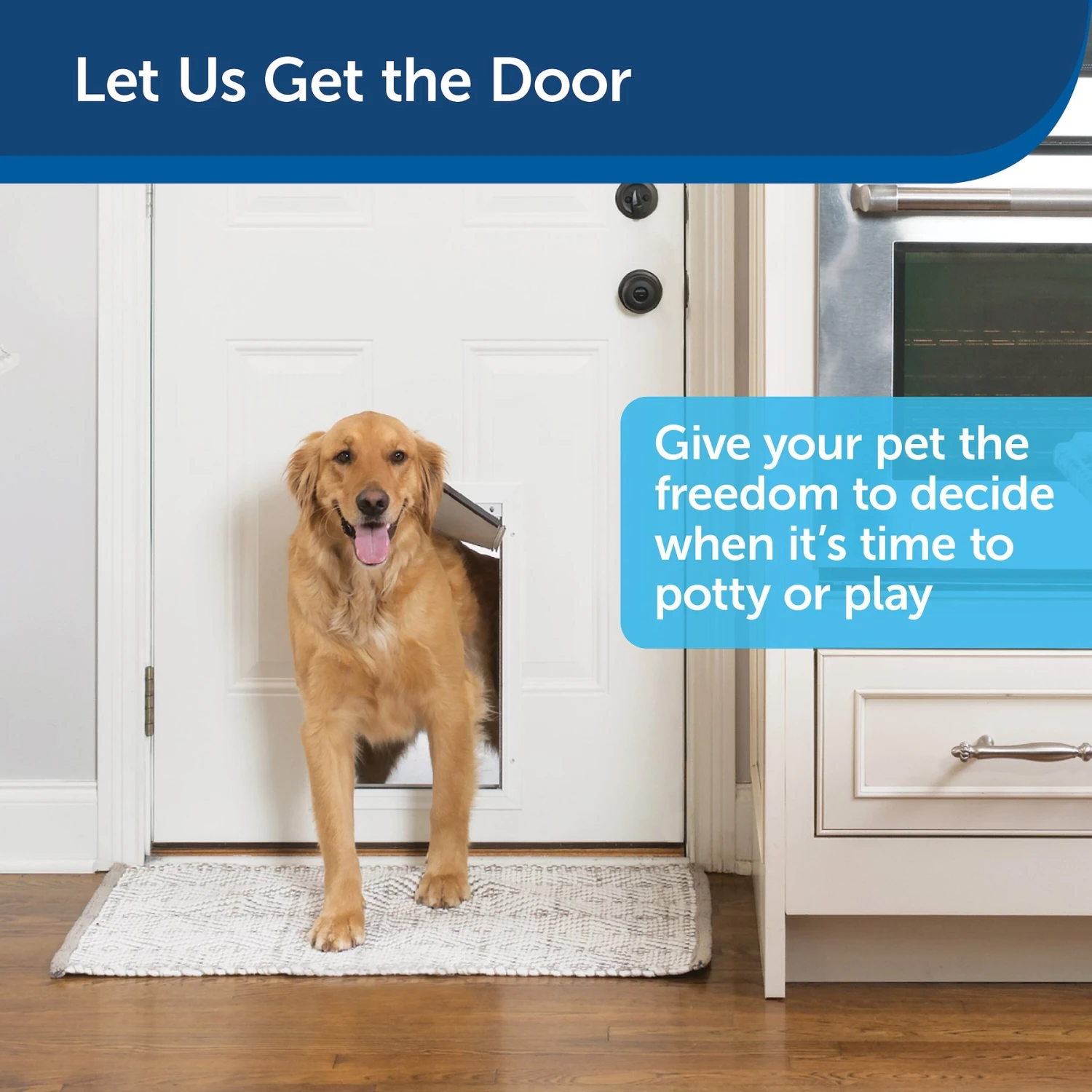 PetSafe Freedom Aluminum Pet Door 4 PetSafe Freedom Aluminum Pet Door - Image 2