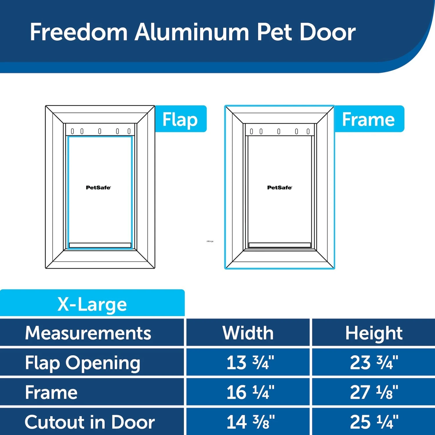 PetSafe Freedom Aluminum Pet Door 8 PetSafe Freedom Aluminum Pet Door - Image 6