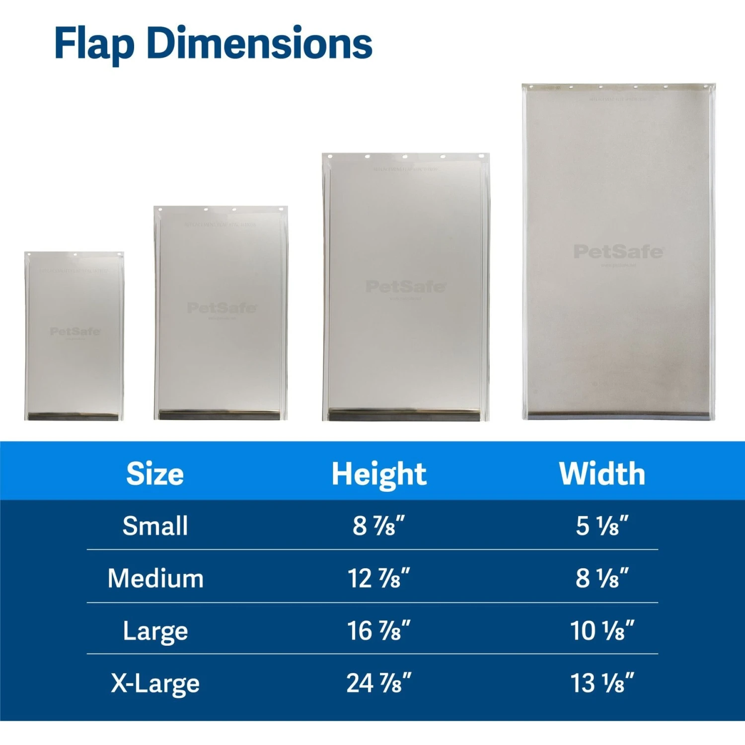 PetSafe Freedom Pet Door Replacement Flap 8 PetSafe Freedom Pet Door Replacement Flap - Image 6