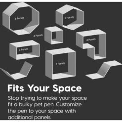 IRIS USA 4-8 Panel Dog Exercise Playpen With Door -Pet Dog Supply Store 65439 PT7. AC SS1800 V1524079027